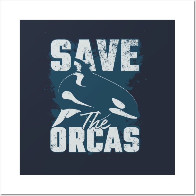 Save the Orcas Wall Art by Mirksaz